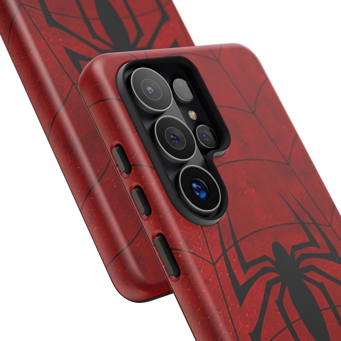 Spider Emblem Tough Phone Case — Red Web Armor