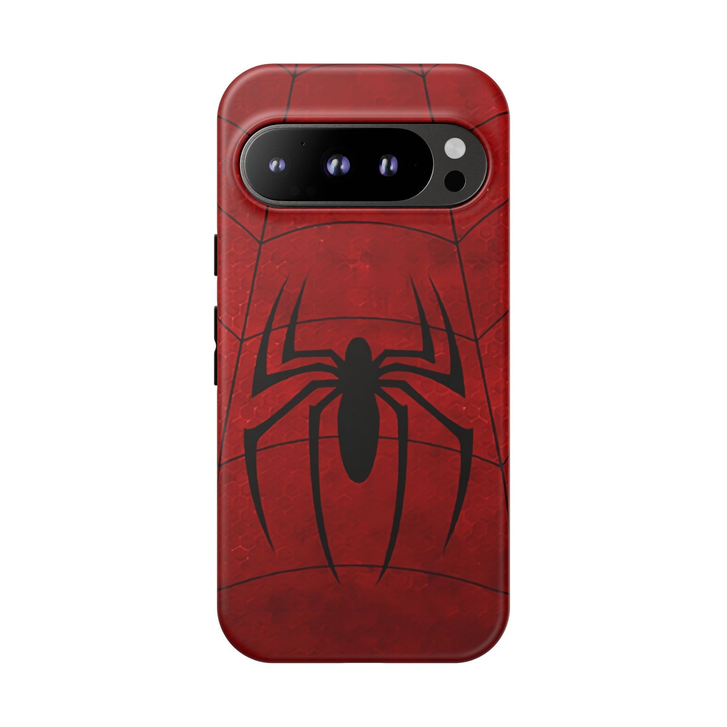 Spider Emblem Tough Phone Case — Red Web Armor