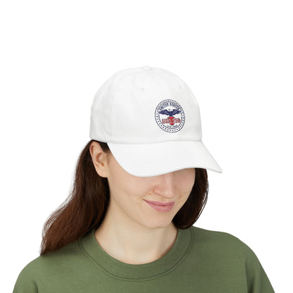 Classic Dad Cap - Vintage USA Eagle Embroidered Hat