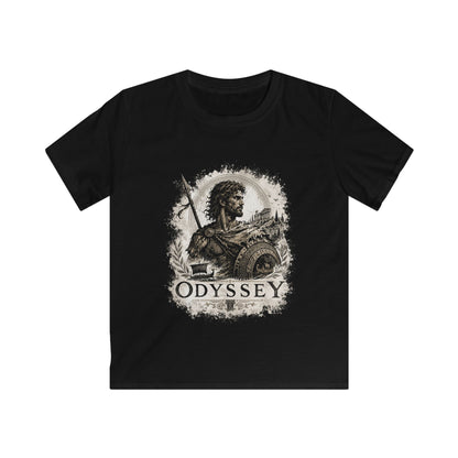 Kids T-Shirt — 'Odyssey' Ancient Hero Graphic Tee for Boys & Girls