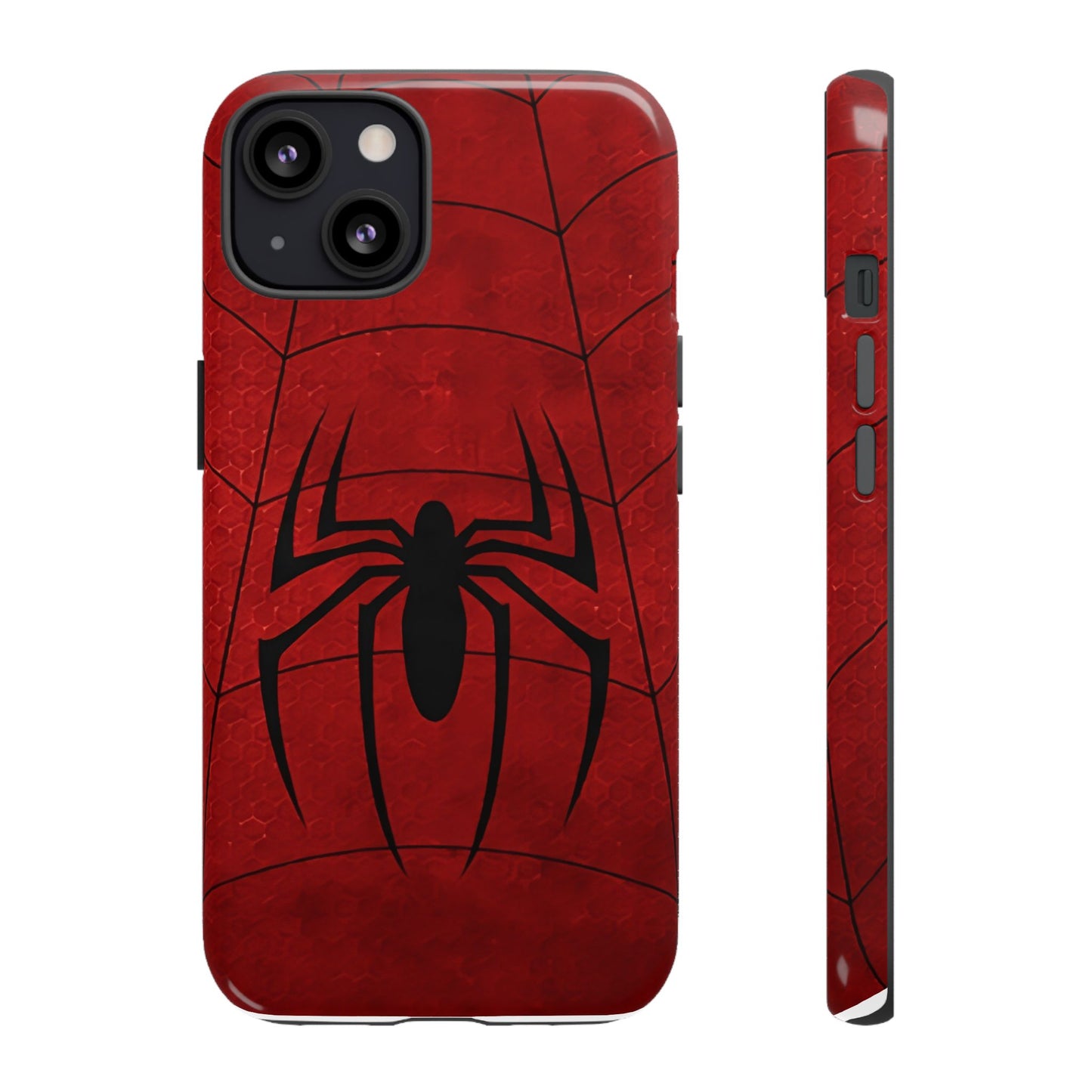 Spider Emblem Tough Phone Case — Red Web Armor
