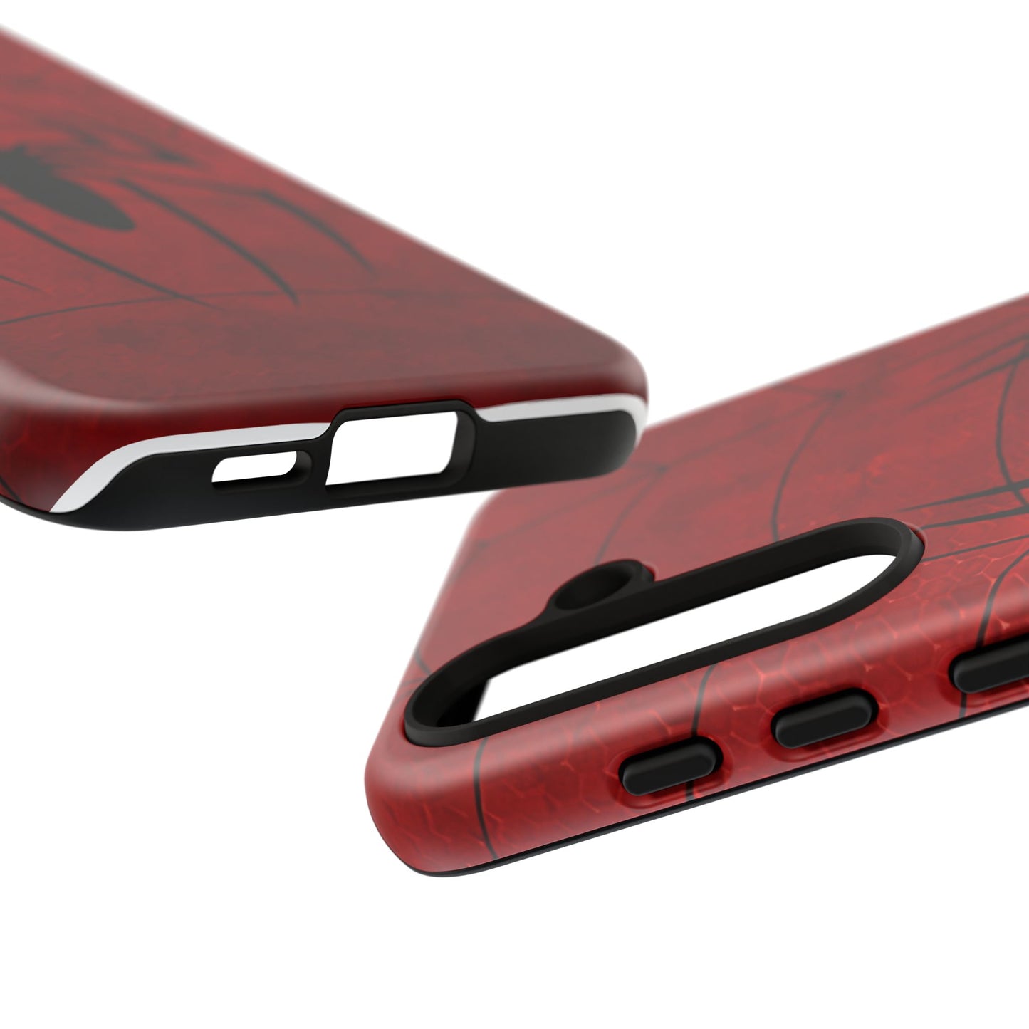 Spider Emblem Tough Phone Case — Red Web Armor