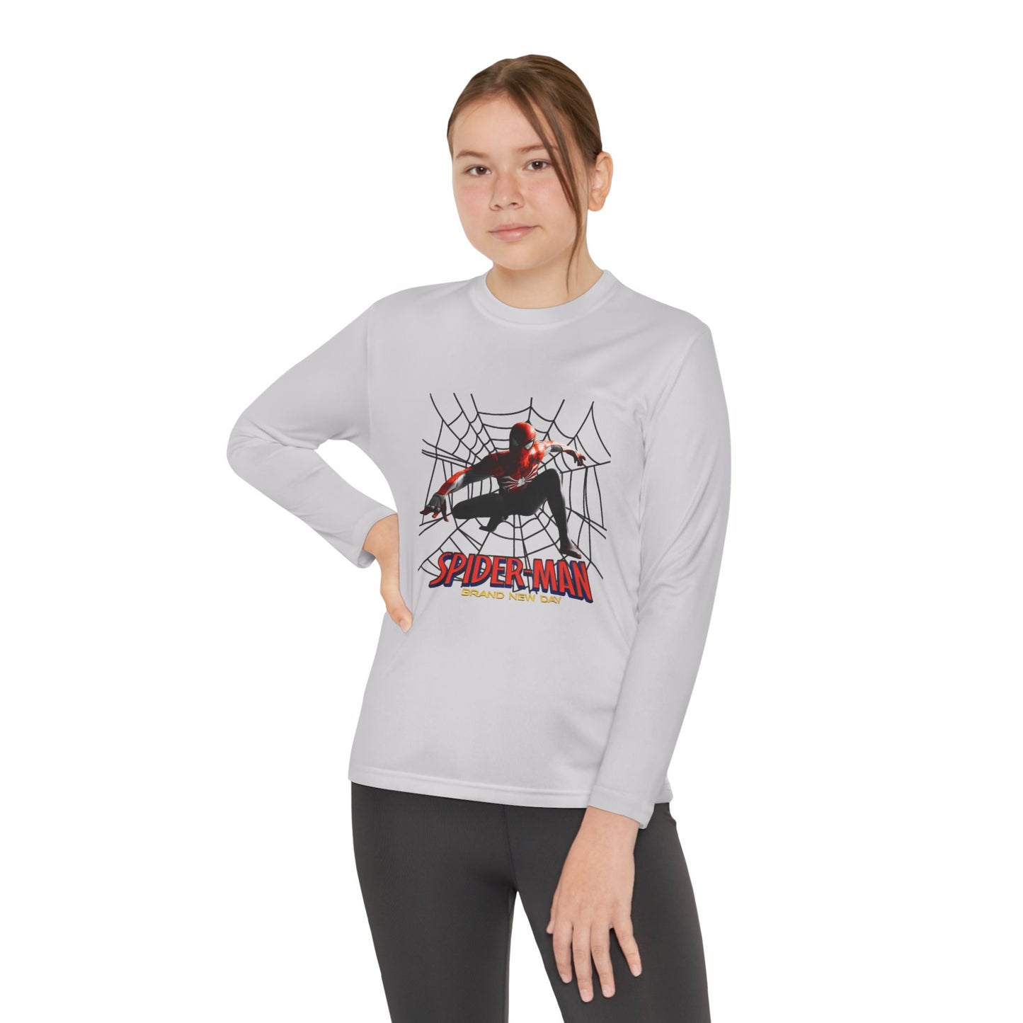 Spider-Man Youth Long Sleeve Tee — Web-Slinging Graphic Shirt