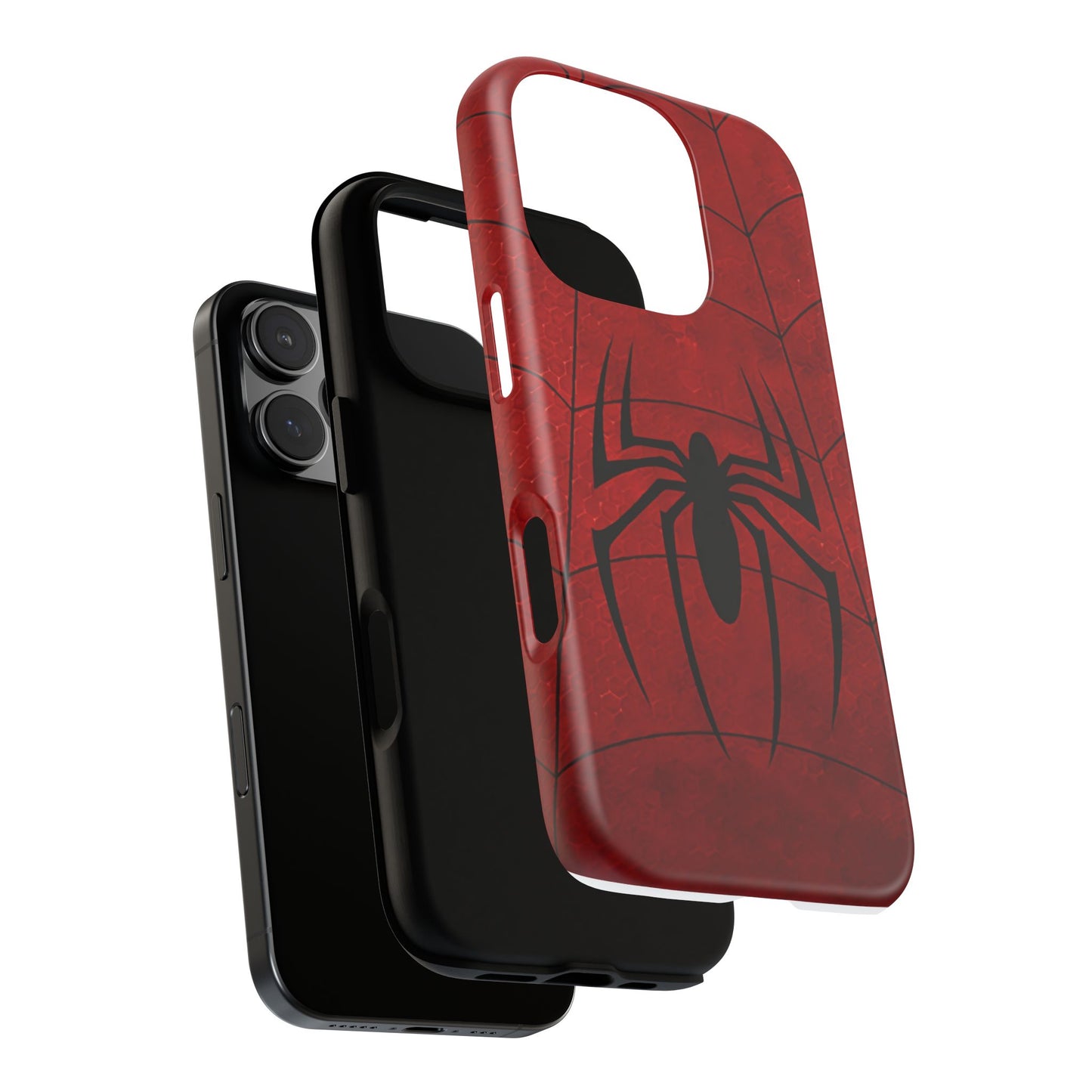 Spider Emblem Tough Phone Case — Red Web Armor