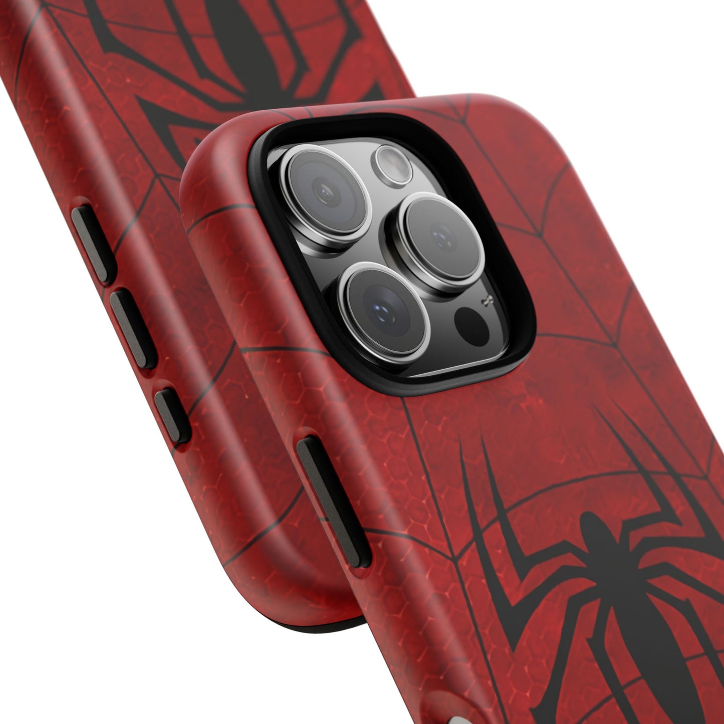 Spider Emblem Tough Phone Case — Red Web Armor