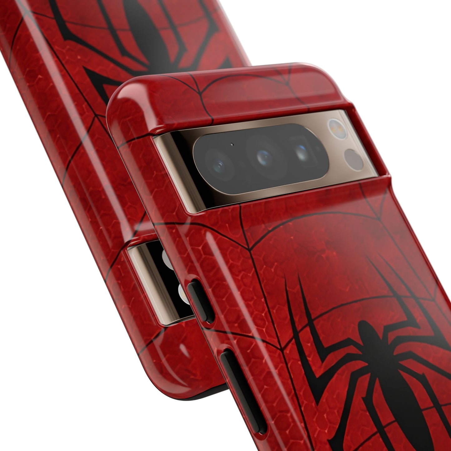 Spider Emblem Tough Phone Case — Red Web Armor