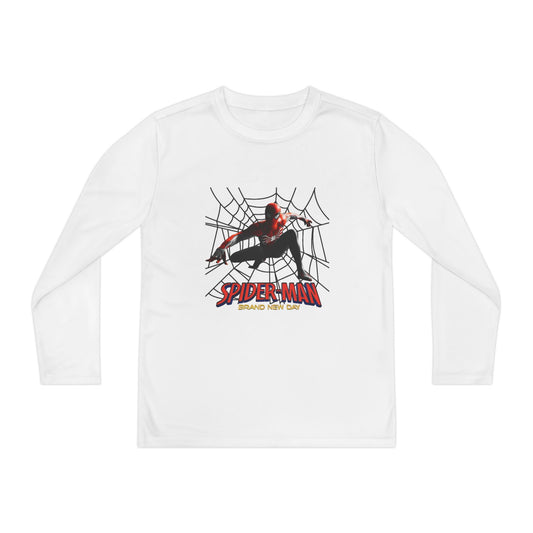 Spider-Man Youth Long Sleeve Tee — Web-Slinging Graphic Shirt