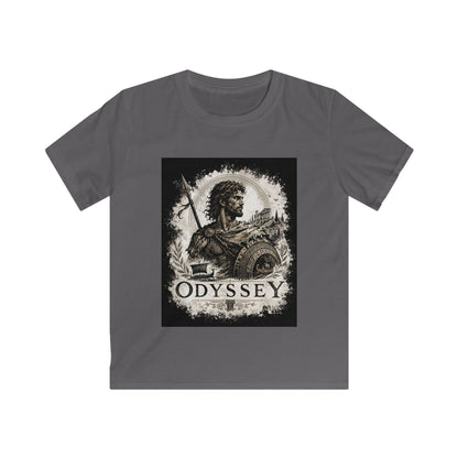Kids T-Shirt — 'Odyssey' Ancient Hero Graphic Tee for Boys & Girls
