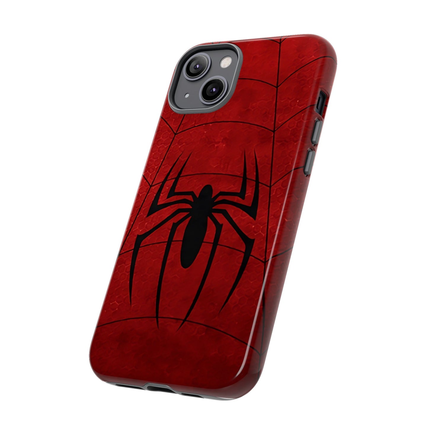 Spider Emblem Tough Phone Case — Red Web Armor