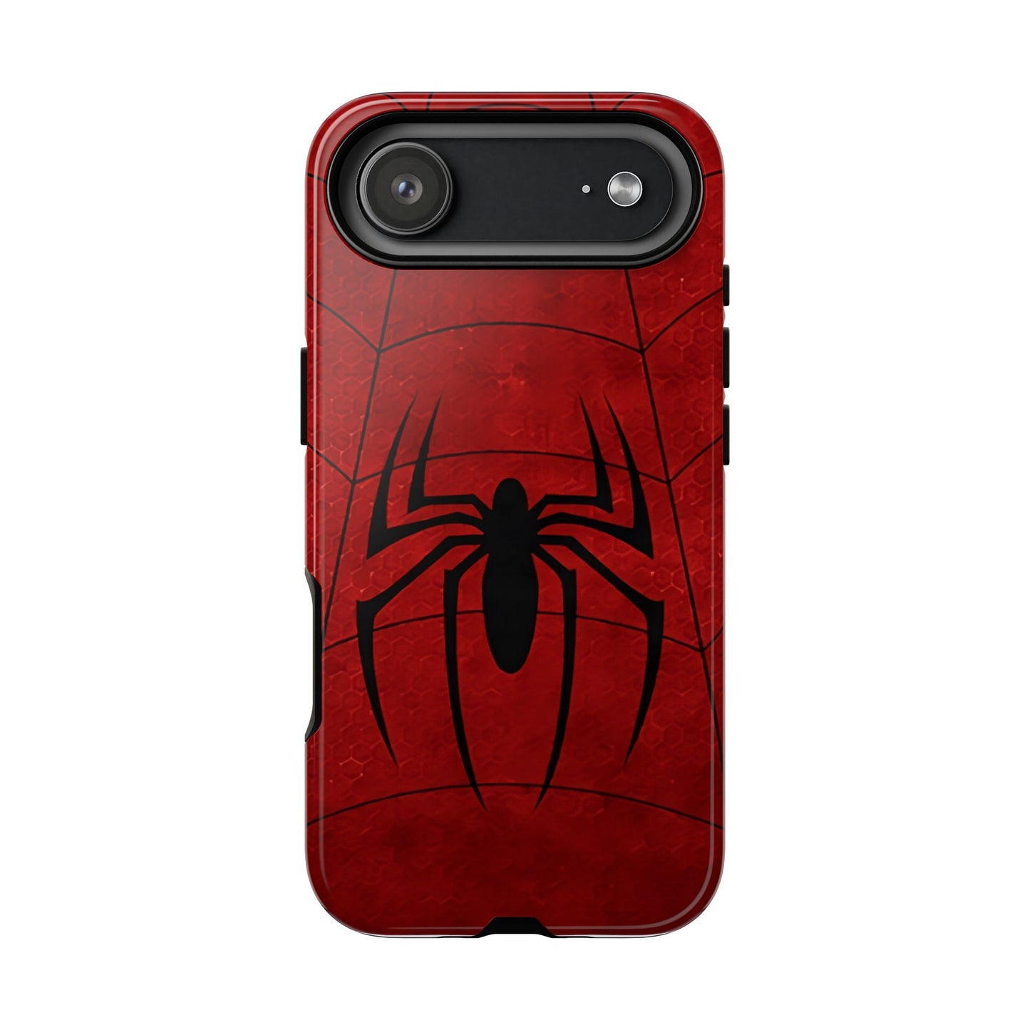 Spider Emblem Tough Phone Case — Red Web Armor
