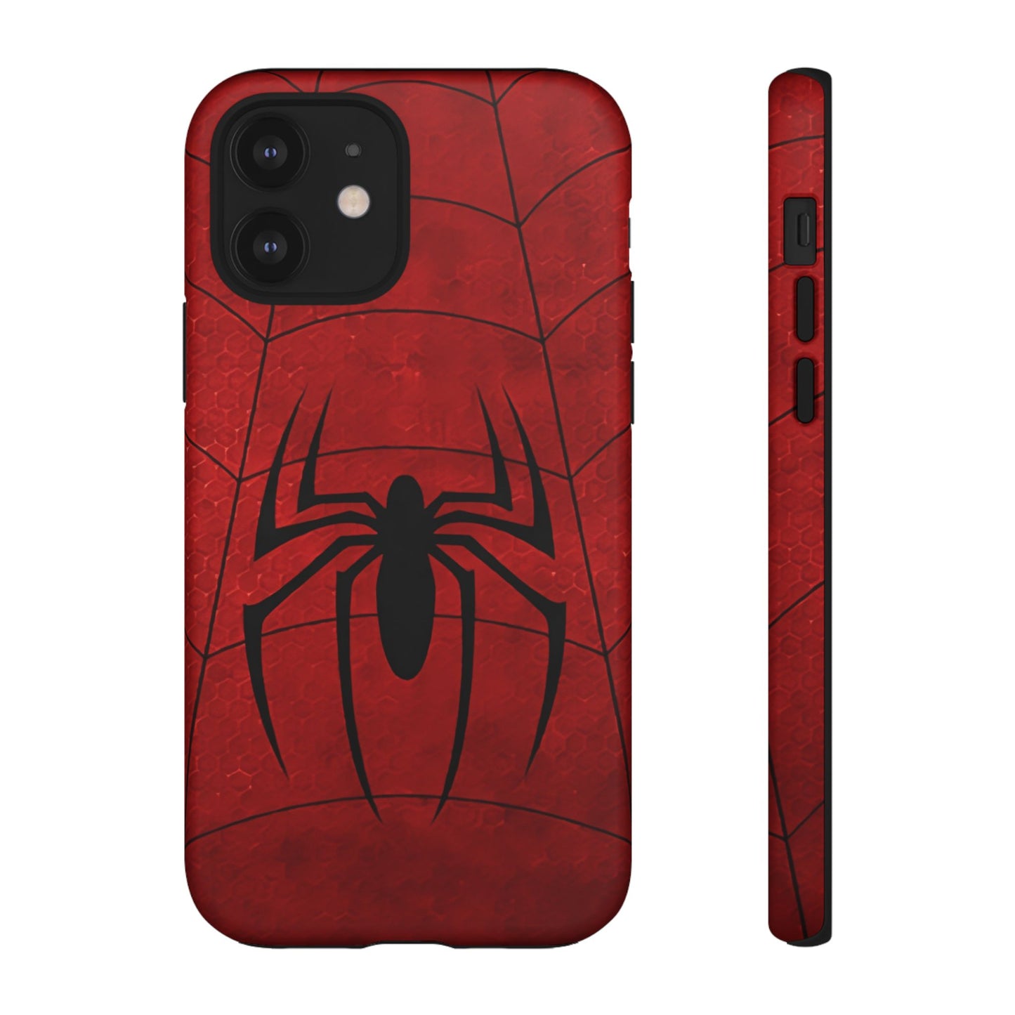 Spider Emblem Tough Phone Case — Red Web Armor