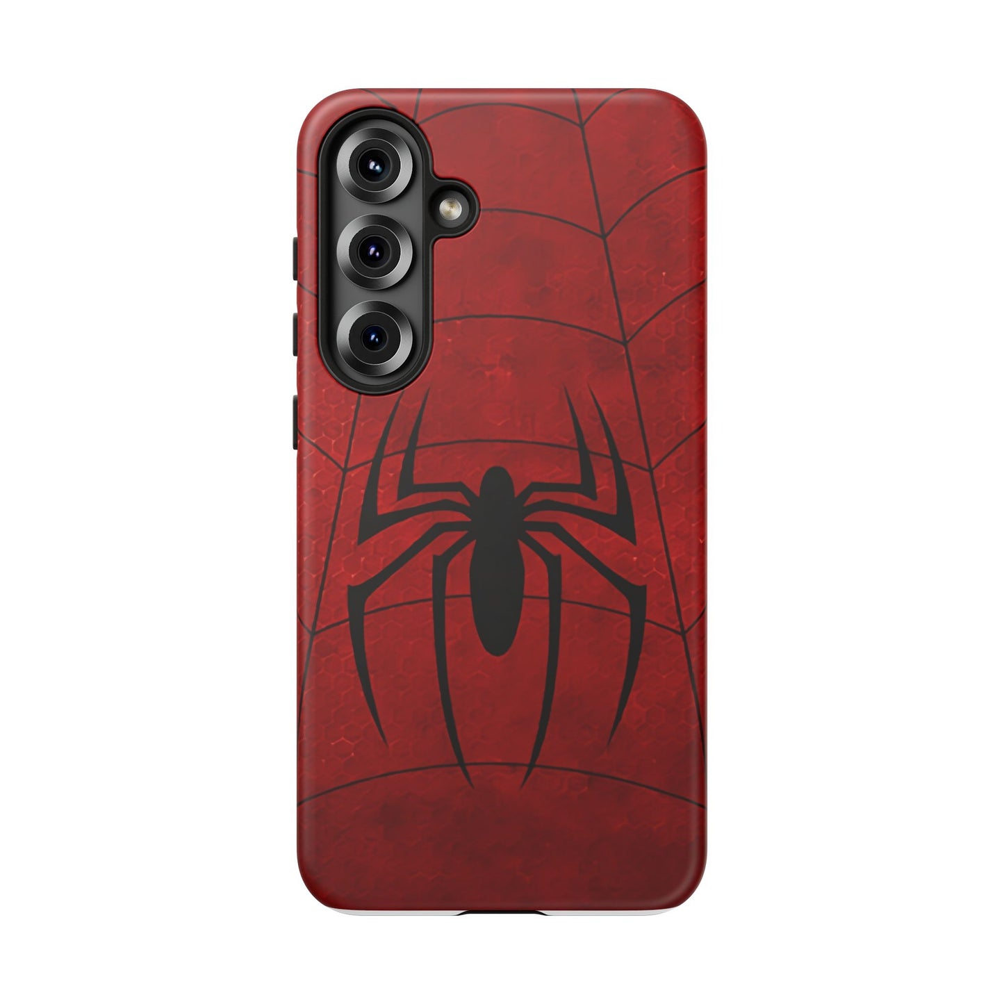 Spider Emblem Tough Phone Case — Red Web Armor