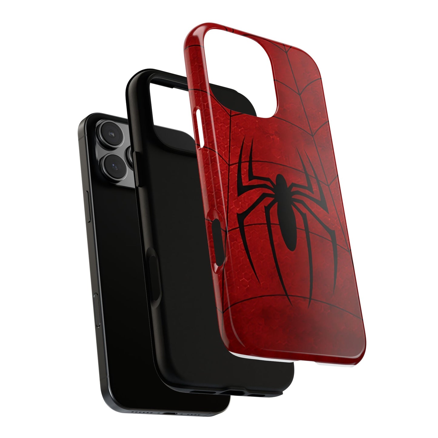 Spider Emblem Tough Phone Case — Red Web Armor