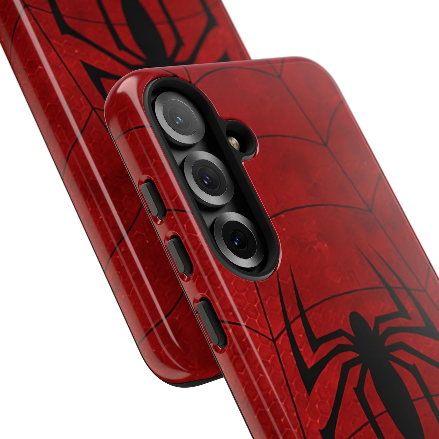 Spider Emblem Tough Phone Case — Red Web Armor
