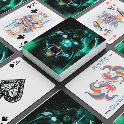 Mystic Sorcerer Poker Playing Cards — Fantasy-Themed Casino Deck