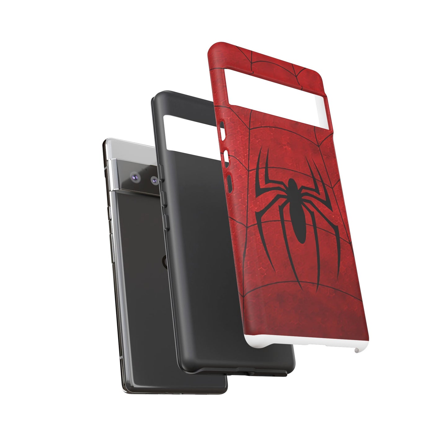 Spider Emblem Tough Phone Case — Red Web Armor