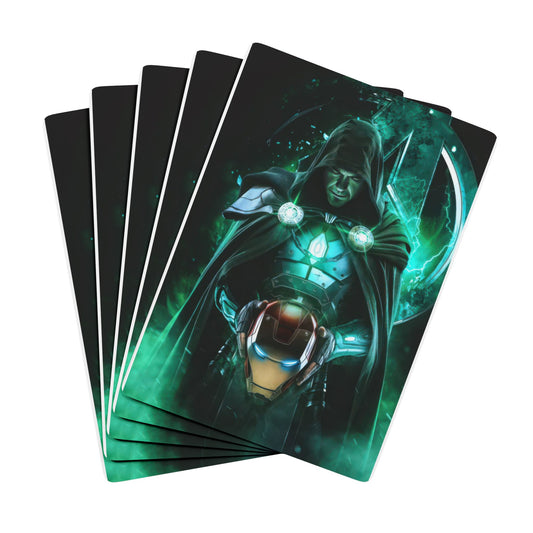 Mystic Sorcerer Poker Playing Cards — Fantasy-Themed Casino Deck