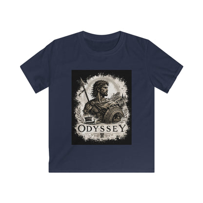 Kids T-Shirt — 'Odyssey' Ancient Hero Graphic Tee for Boys & Girls