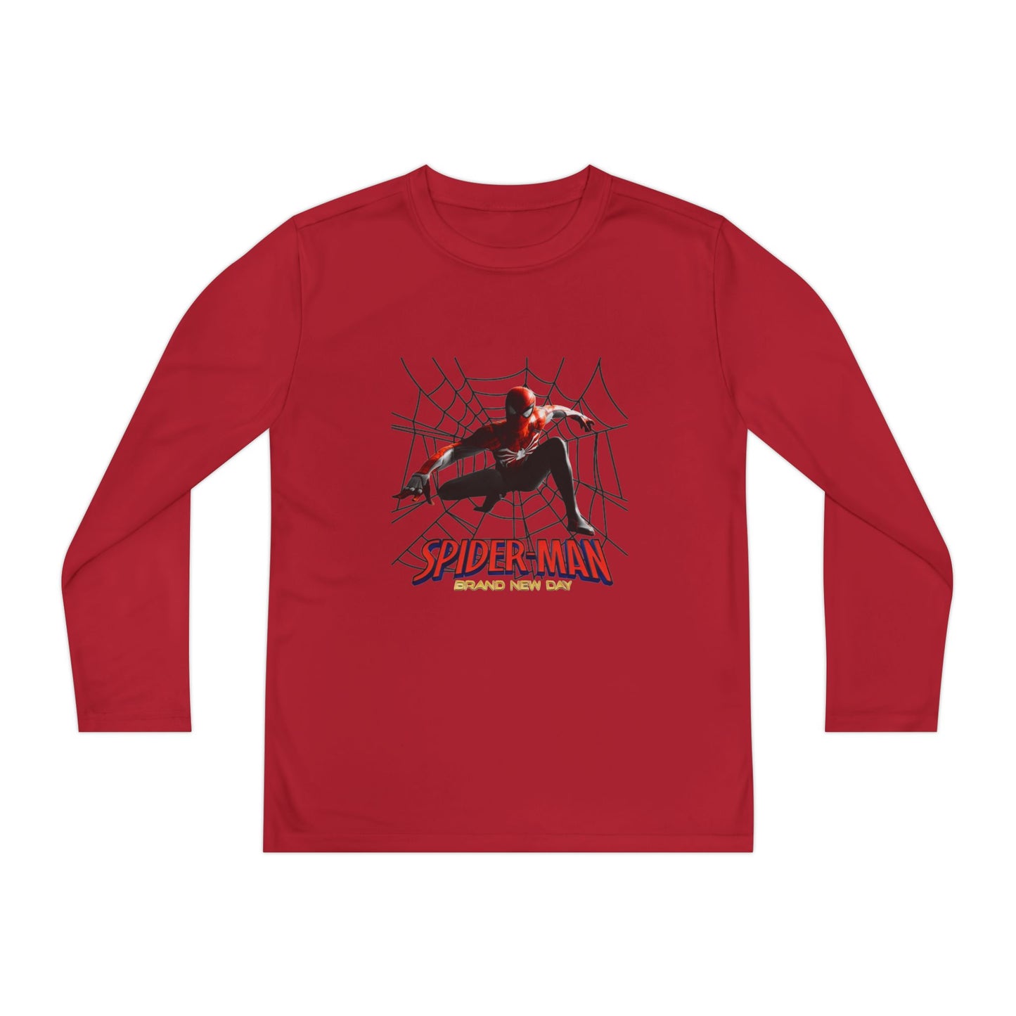 Spider-Man Youth Long Sleeve Tee — Web-Slinging Graphic Shirt