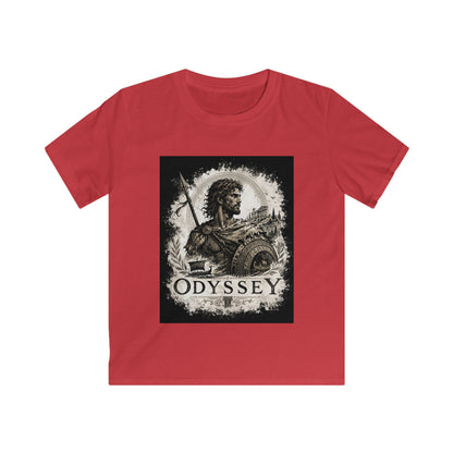 Kids T-Shirt — 'Odyssey' Ancient Hero Graphic Tee for Boys & Girls