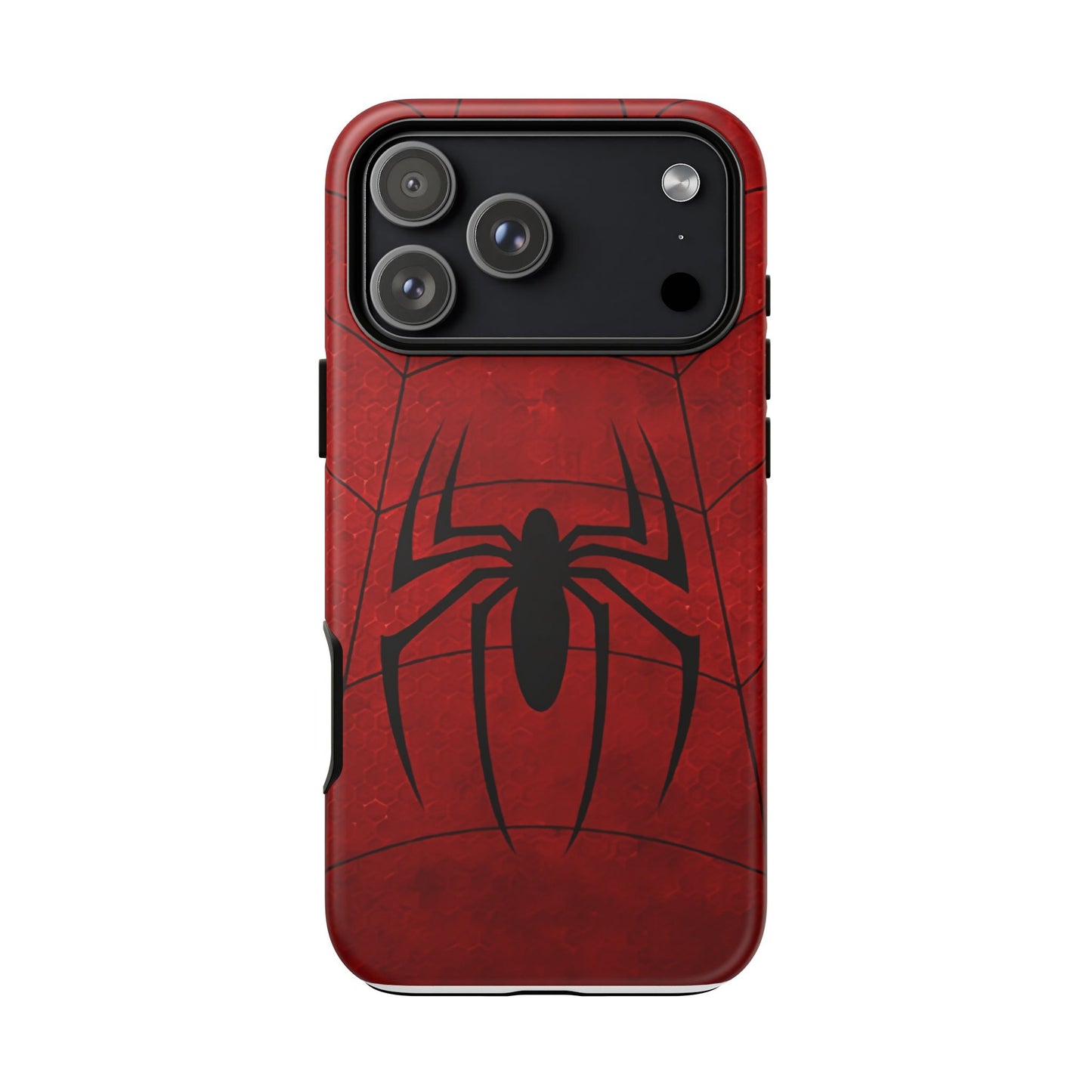 Spider Emblem Tough Phone Case — Red Web Armor
