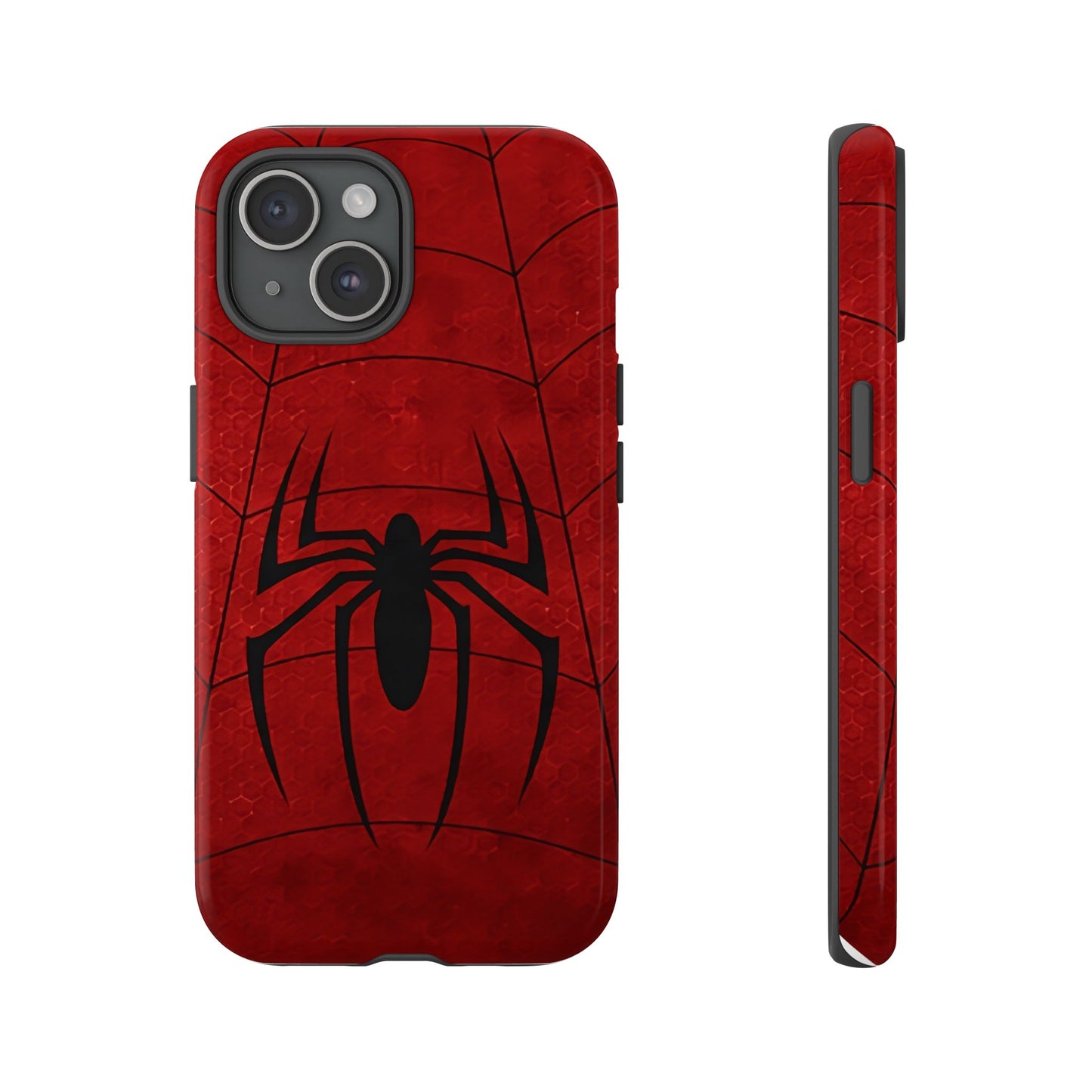 Spider Emblem Tough Phone Case — Red Web Armor