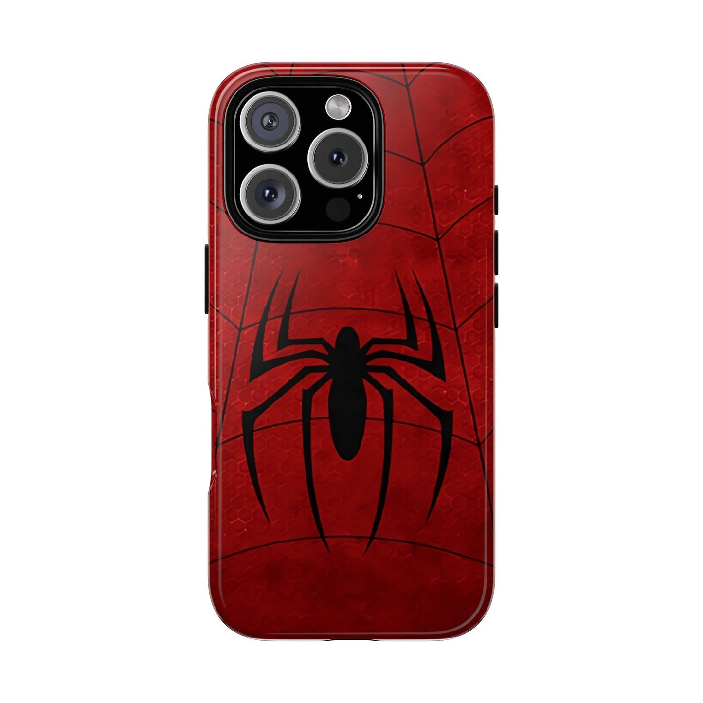 Spider Emblem Tough Phone Case — Red Web Armor