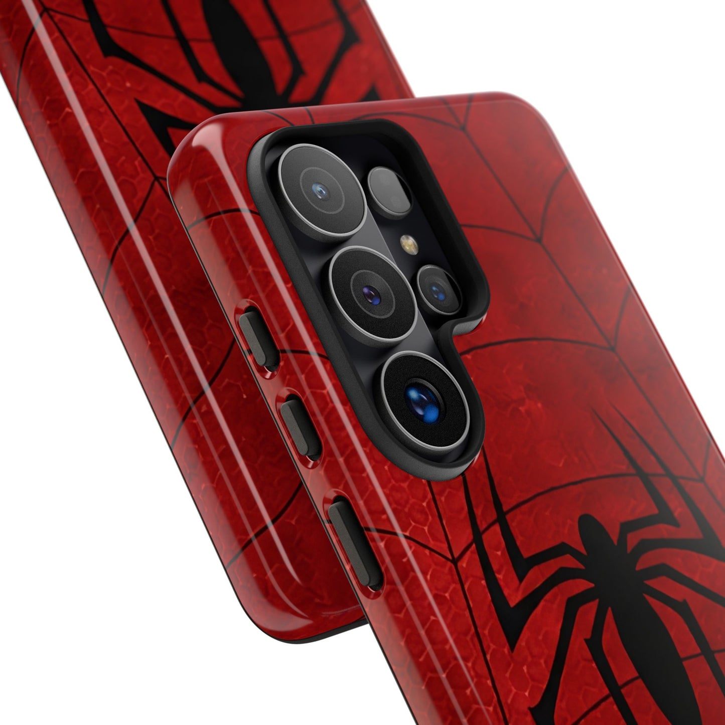 Spider Emblem Tough Phone Case — Red Web Armor