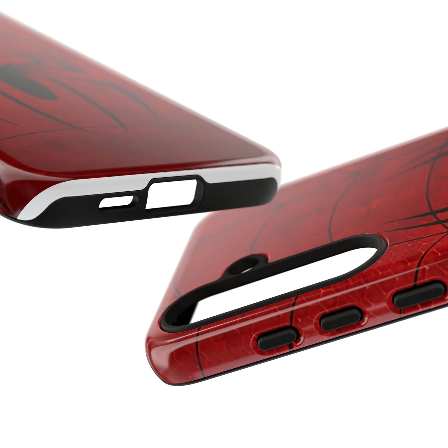 Spider Emblem Tough Phone Case — Red Web Armor
