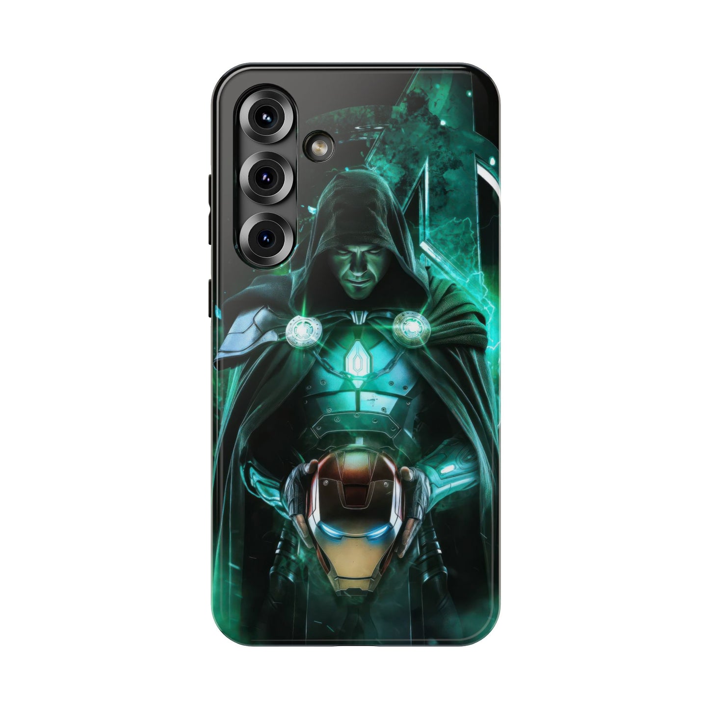 Impact-Resistant Phone Case — Mystic Tech Warrior Design