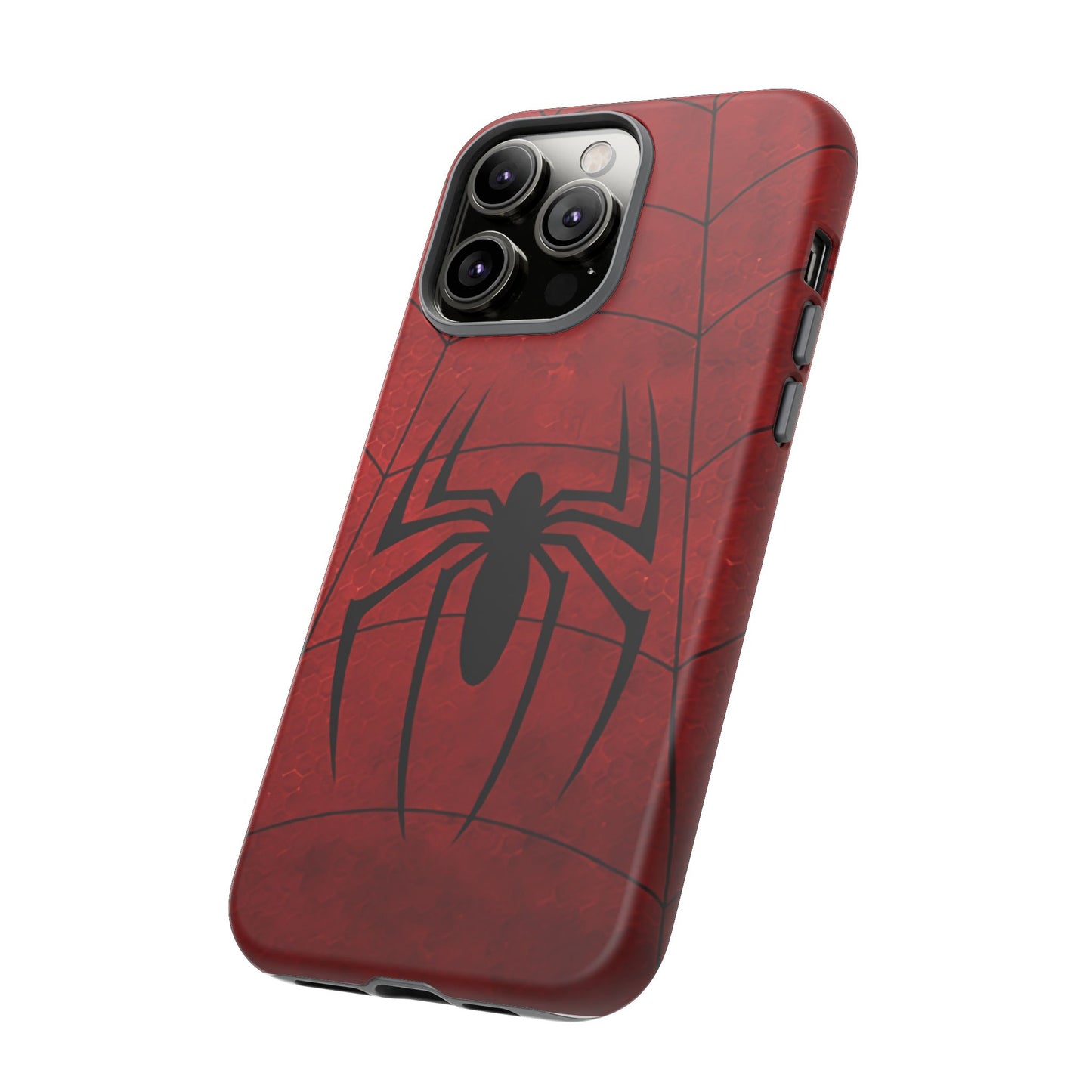 Spider Emblem Tough Phone Case — Red Web Armor