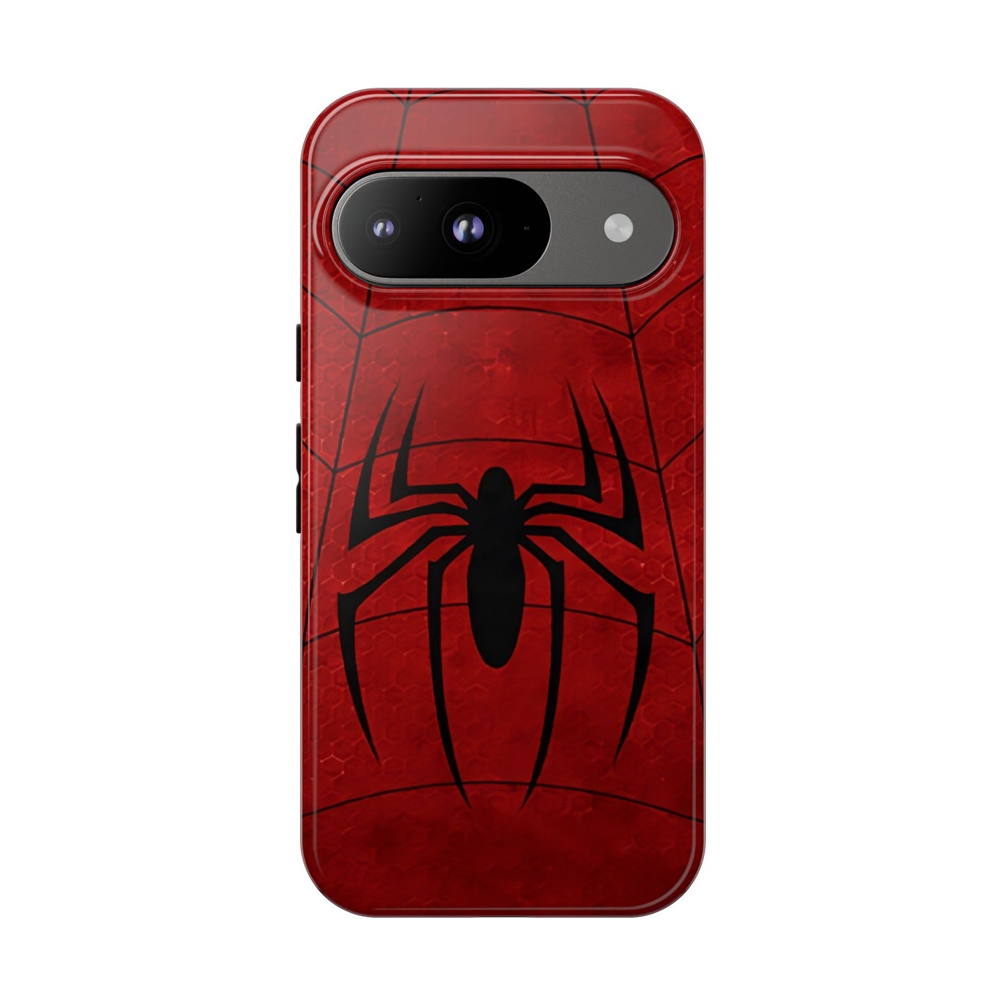 Spider Emblem Tough Phone Case — Red Web Armor