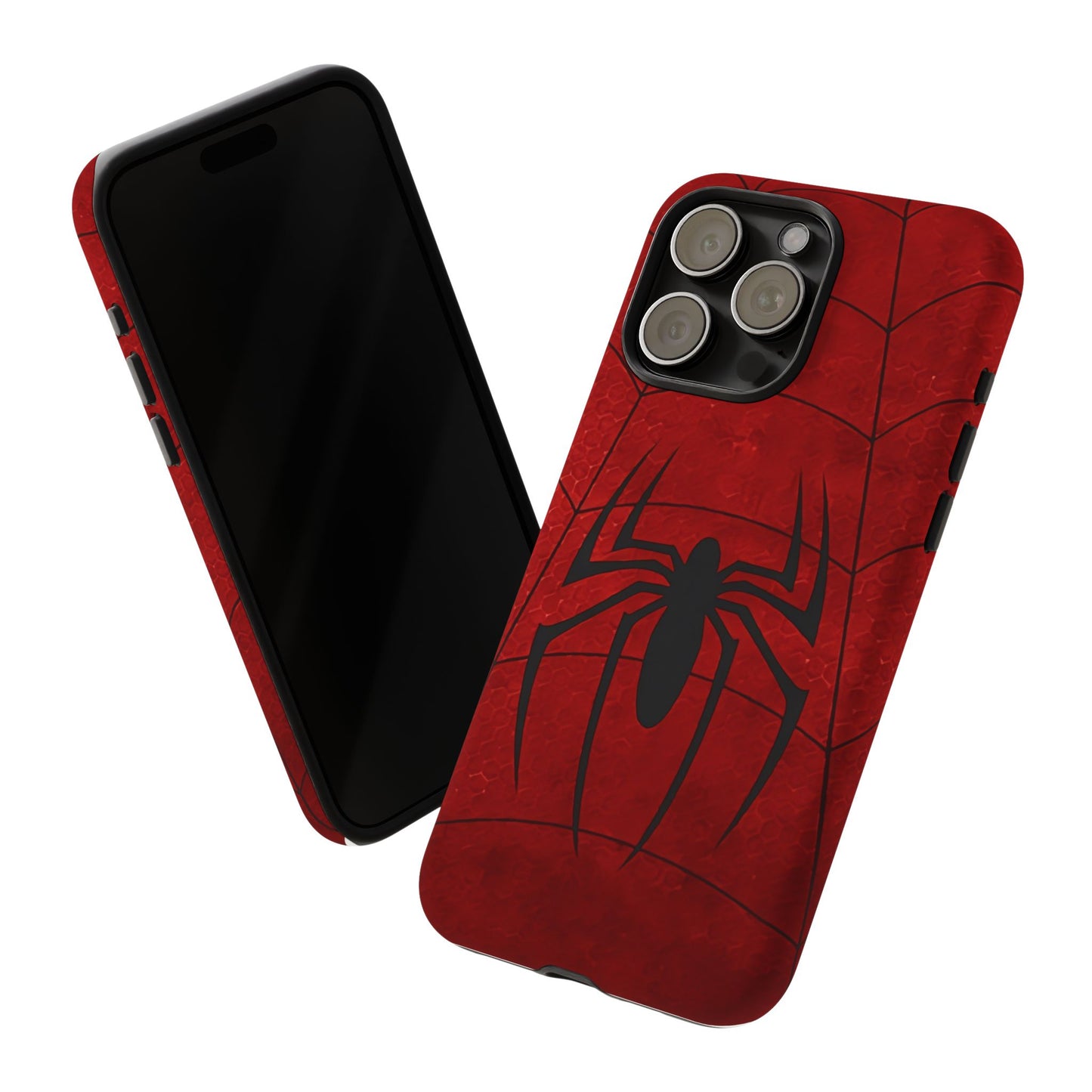 Spider Emblem Tough Phone Case — Red Web Armor