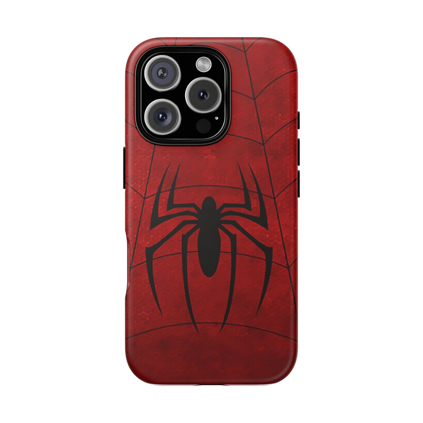 Spider Emblem Tough Phone Case — Red Web Armor