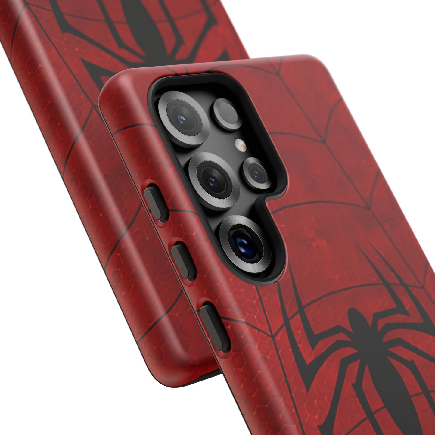 Spider Emblem Tough Phone Case — Red Web Armor
