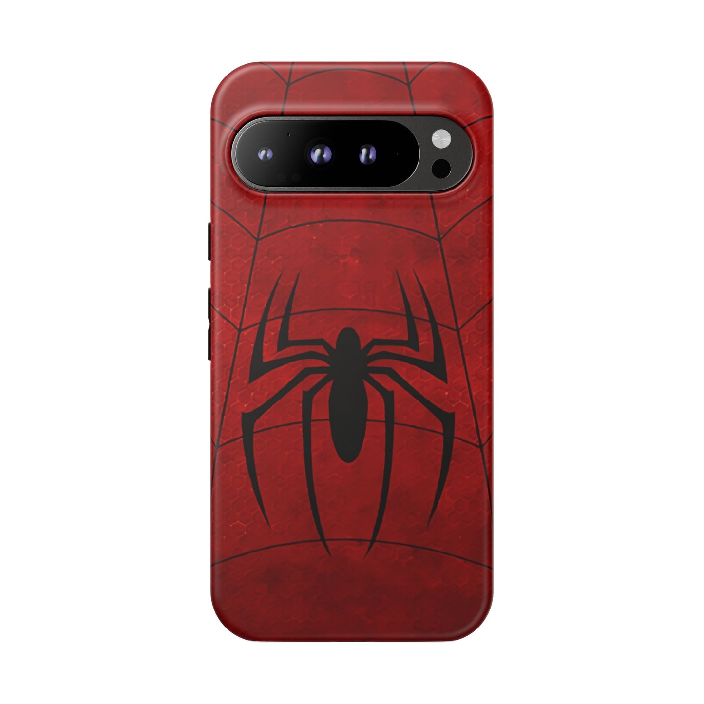 Spider Emblem Tough Phone Case — Red Web Armor