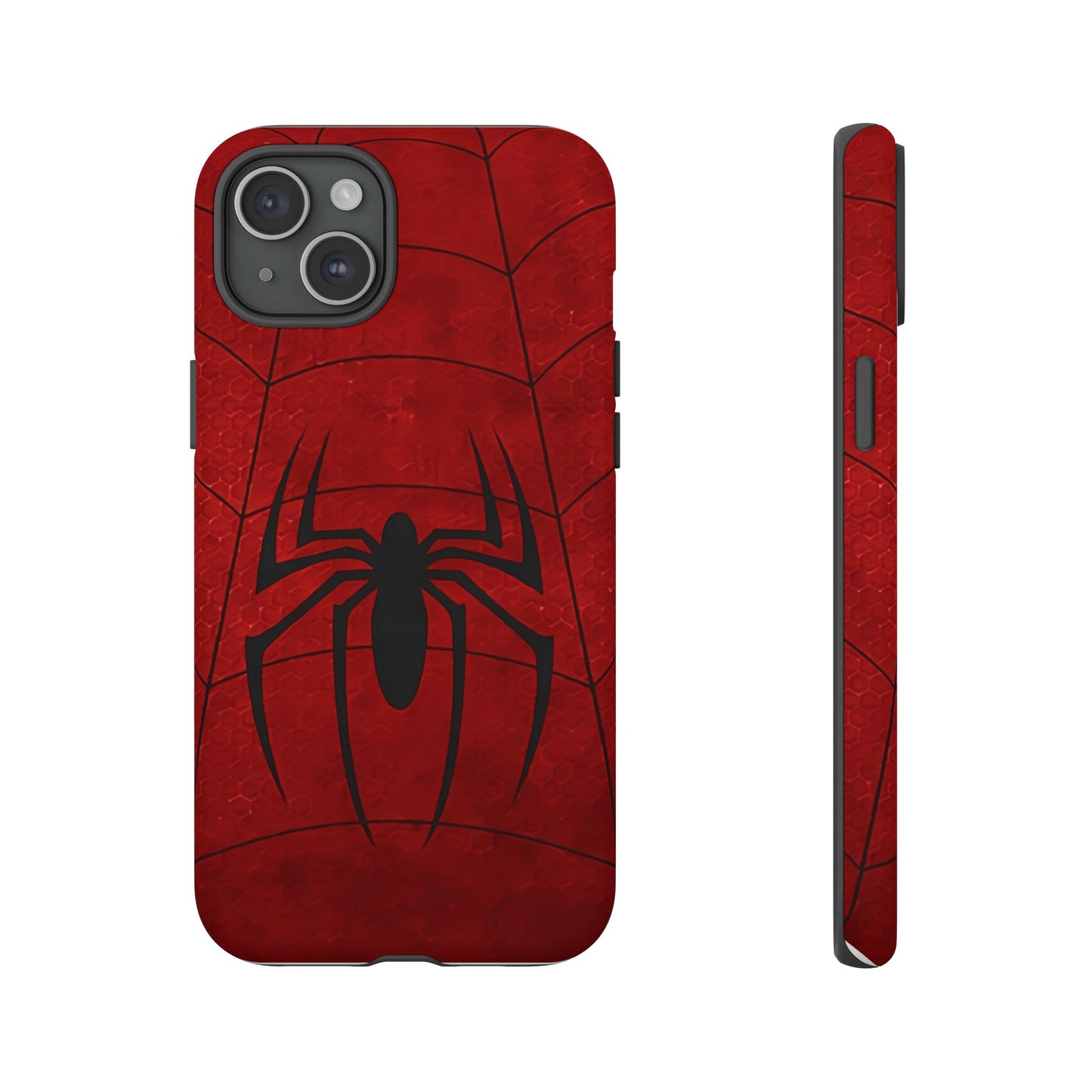 Spider Emblem Tough Phone Case — Red Web Armor