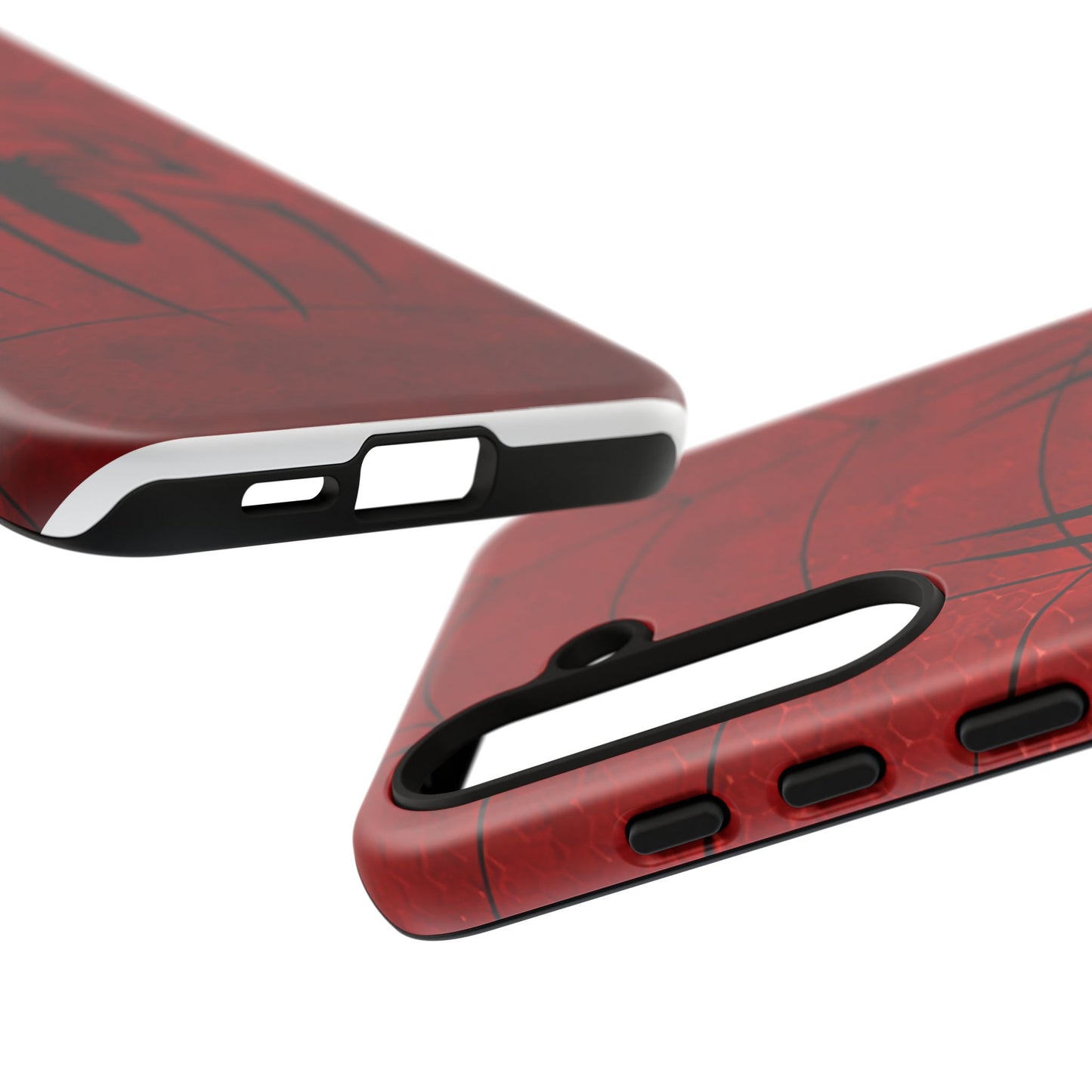 Spider Emblem Tough Phone Case — Red Web Armor