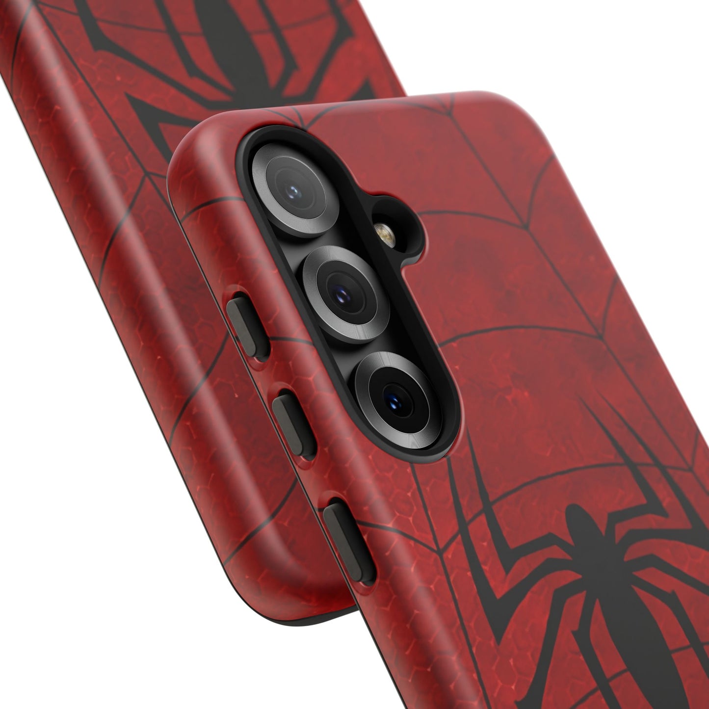 Spider Emblem Tough Phone Case — Red Web Armor