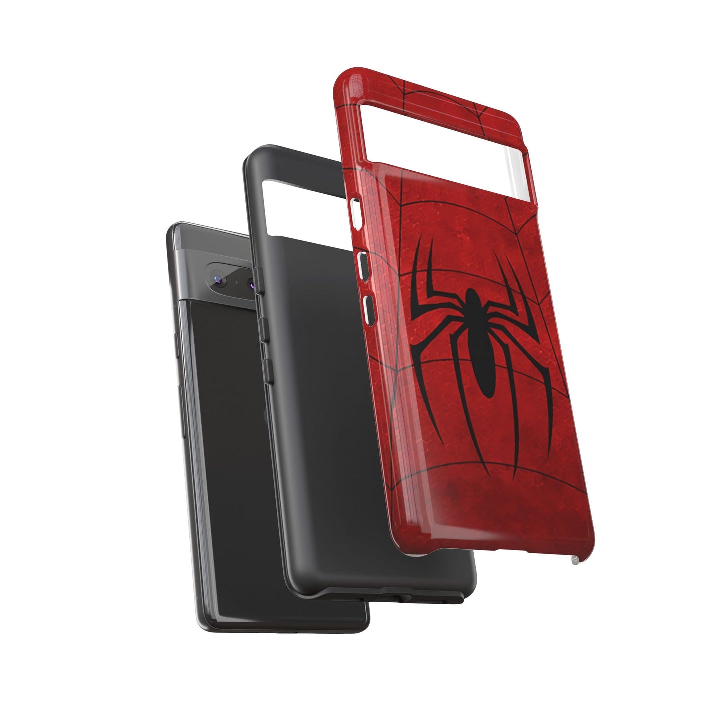 Spider Emblem Tough Phone Case — Red Web Armor