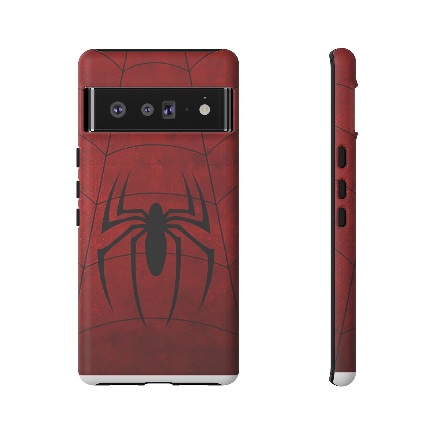 Spider Emblem Tough Phone Case — Red Web Armor