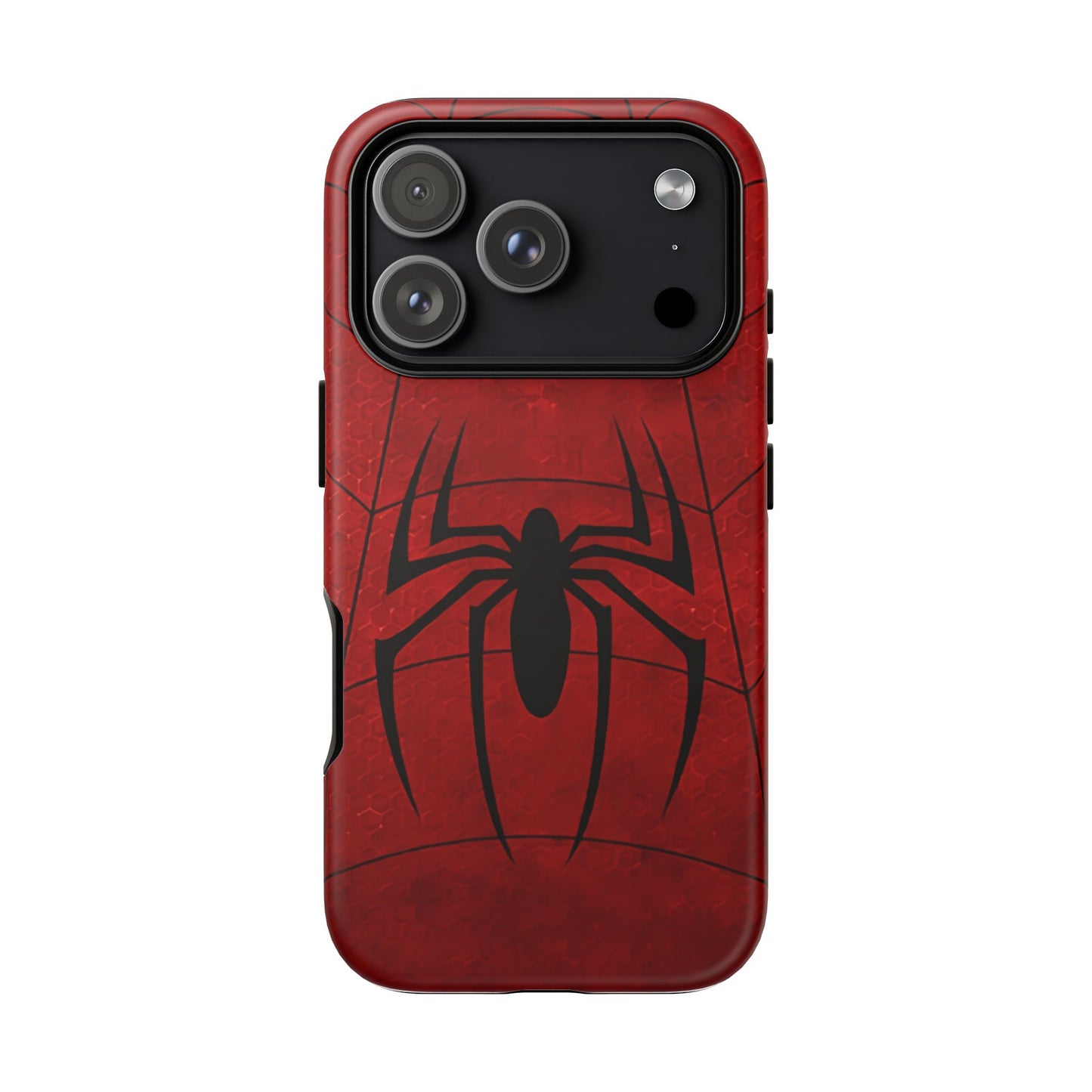 Spider Emblem Tough Phone Case — Red Web Armor