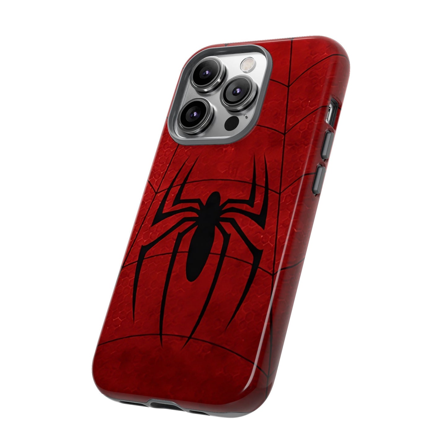 Spider Emblem Tough Phone Case — Red Web Armor