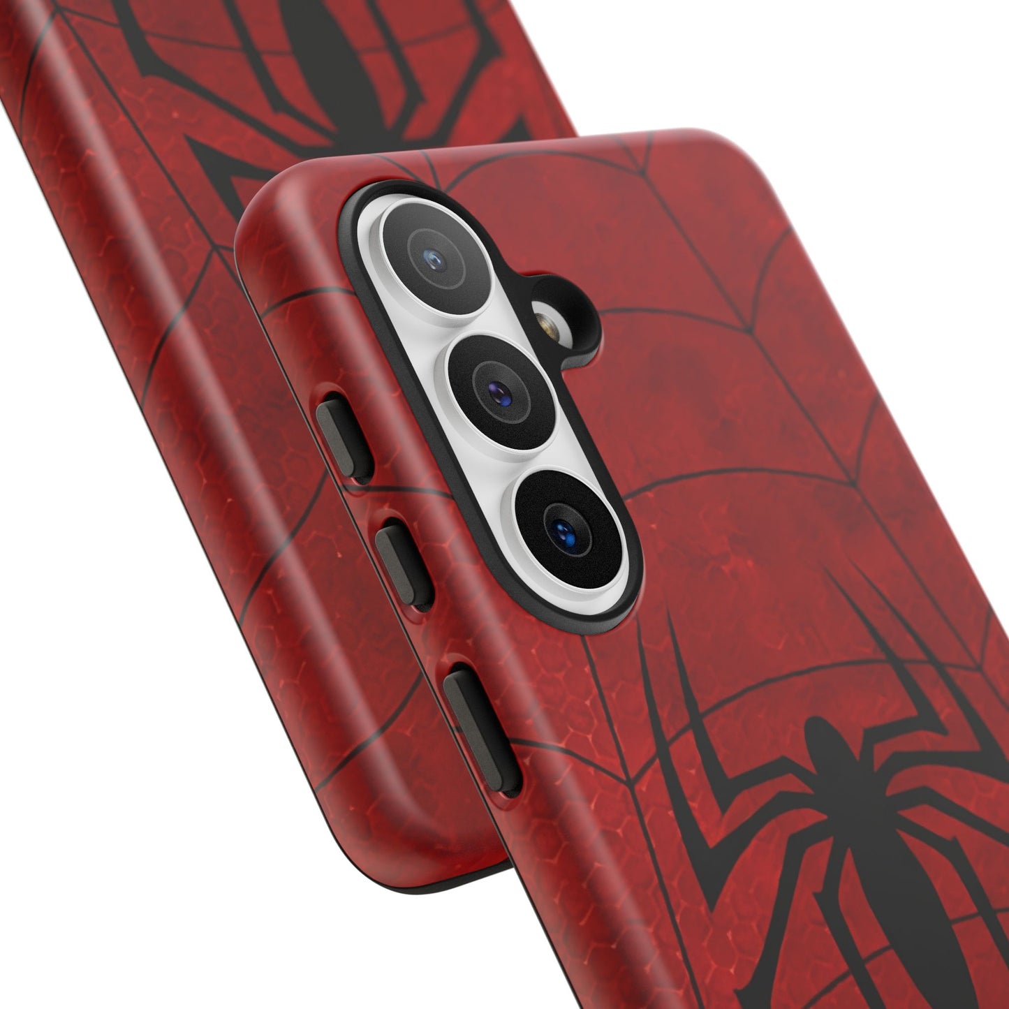 Spider Emblem Tough Phone Case — Red Web Armor