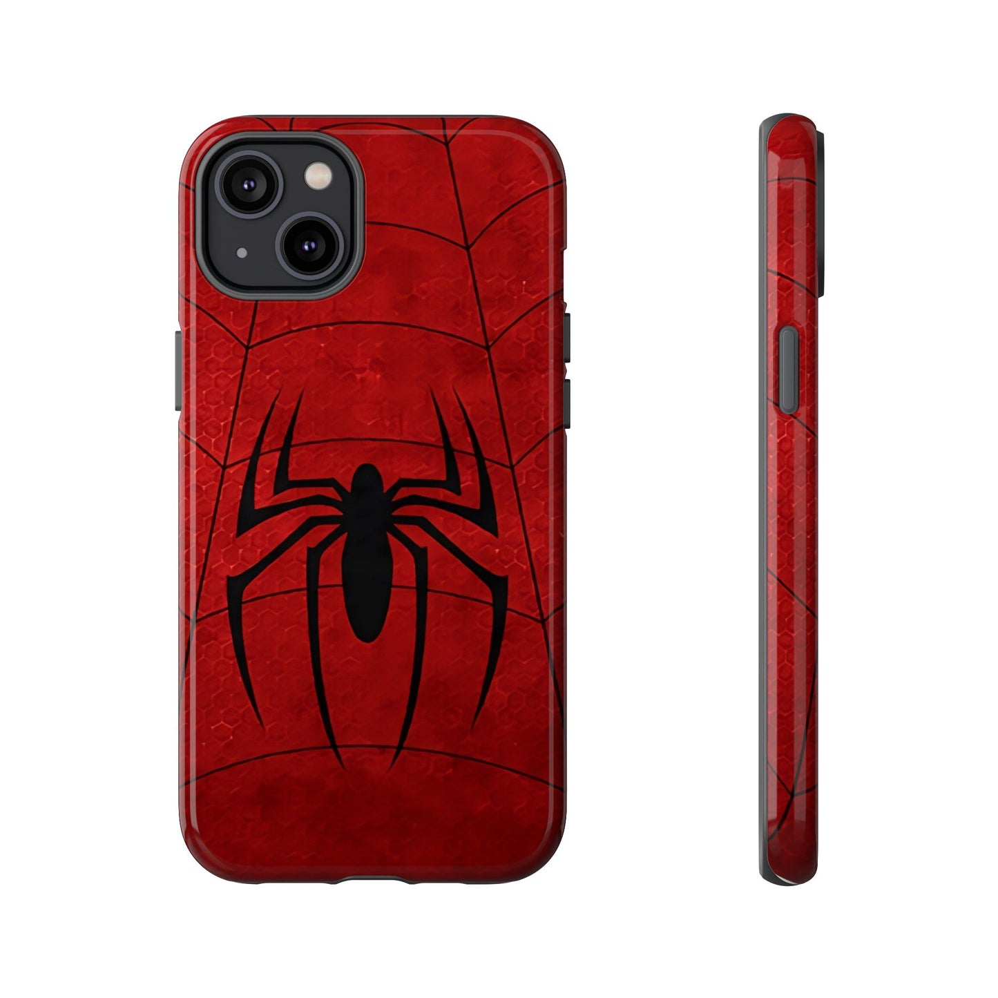 Spider Emblem Tough Phone Case — Red Web Armor