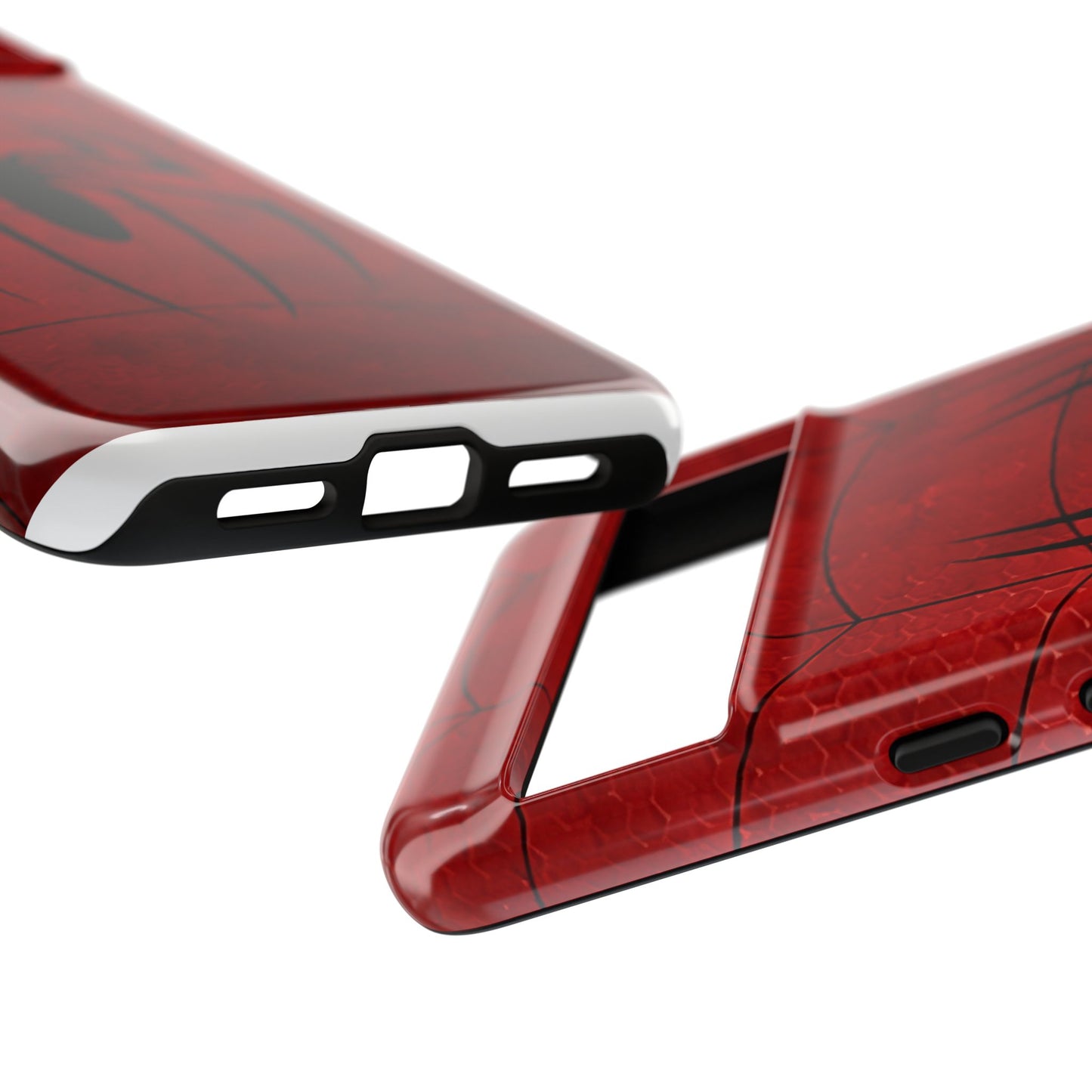 Spider Emblem Tough Phone Case — Red Web Armor