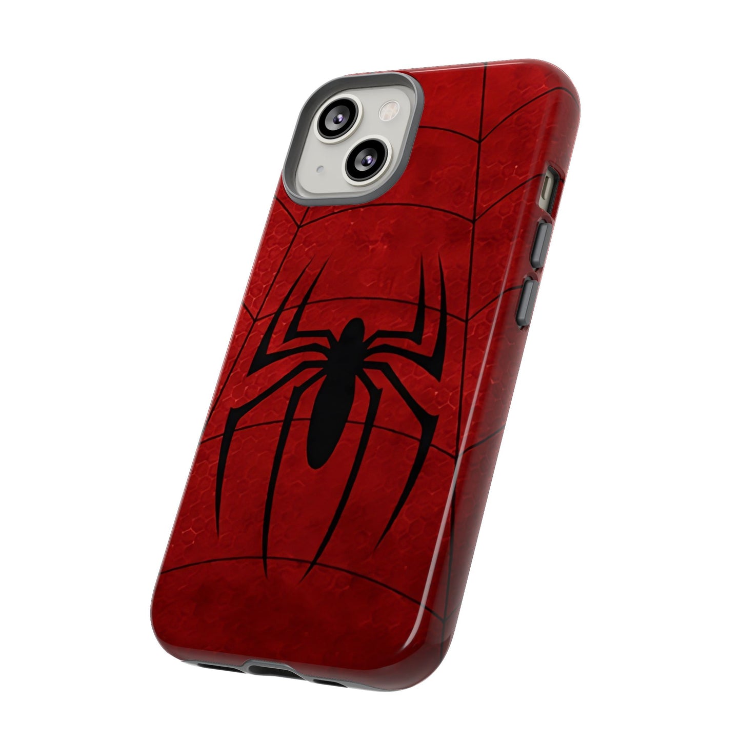 Spider Emblem Tough Phone Case — Red Web Armor
