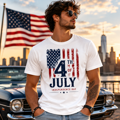 4th of July T-Shirt - Patriotic Independence Day Tee