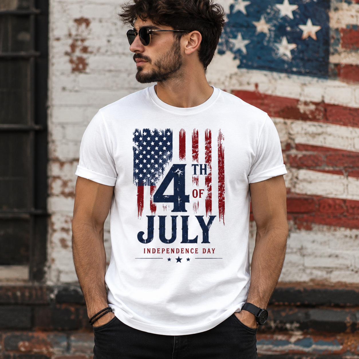 4th of July T-Shirt - Patriotic Independence Day Tee