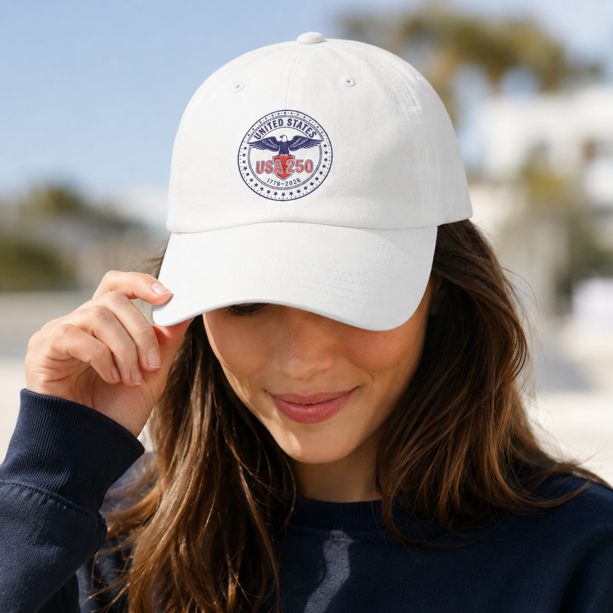 Classic Dad Cap - Vintage USA Eagle Embroidered Hat